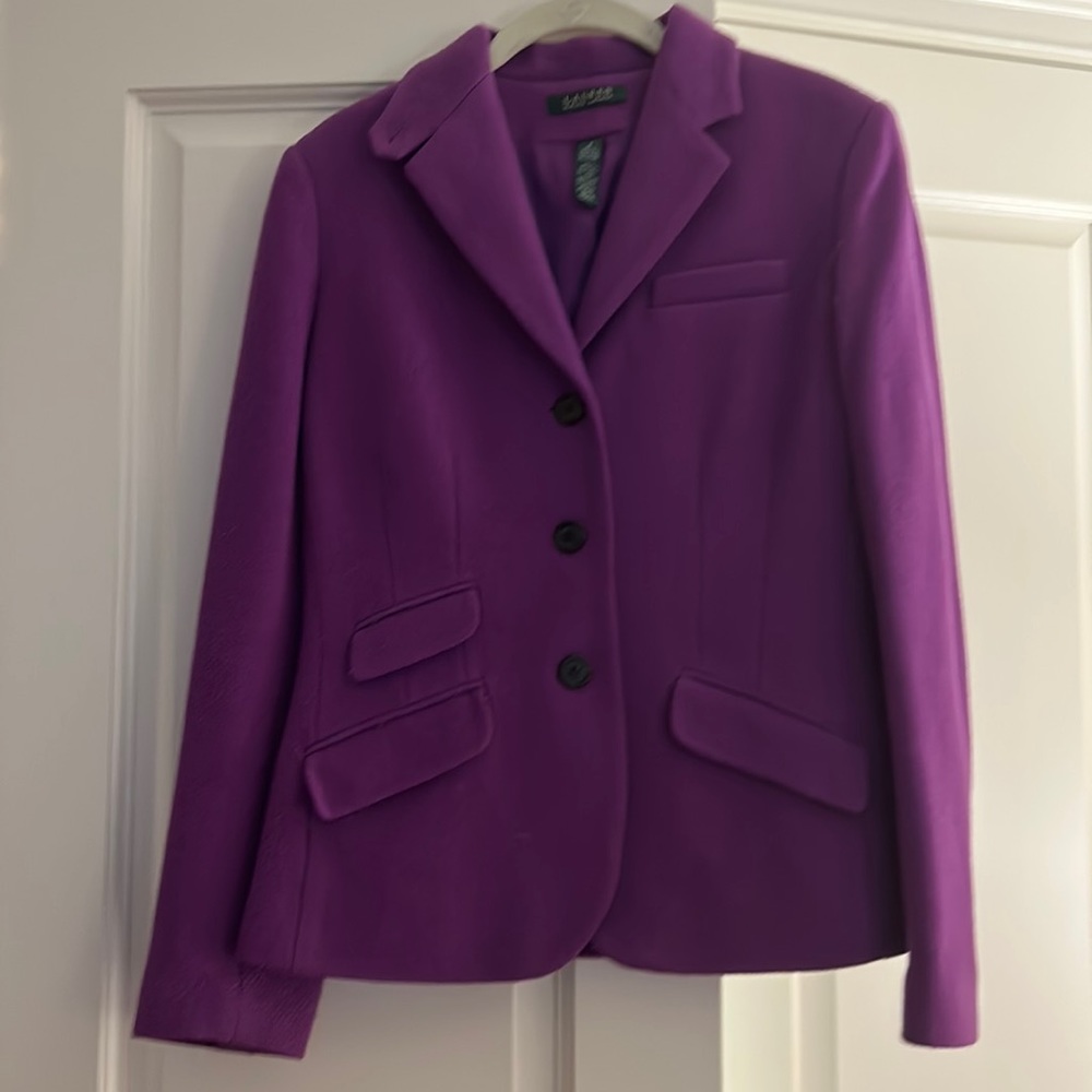 Ralph Lauren Purple Blazer